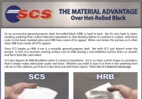 SCS Advantage Over Hot Rolled Black