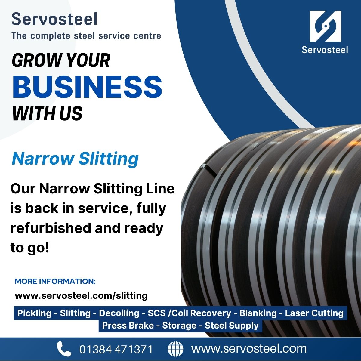 Narrow Slitting Line is back in service